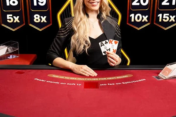 Live Blackjack Philippine casino game placecard